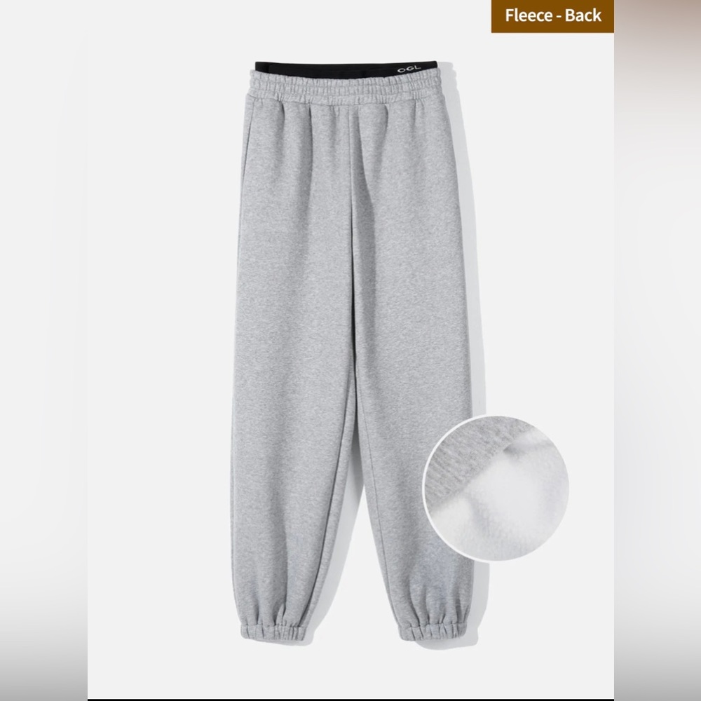 OGL double waistband sweatpants with fleece